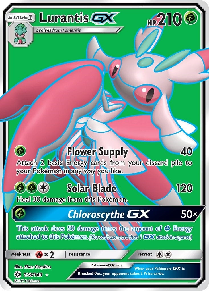 Image for Lurantis GX (Full Art) (138/149) [SM Base Set] - Pokemon
