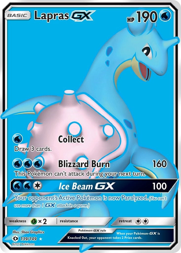 Image for Lapras GX (Full Art) (139/149) [SM Base Set] - Pokemon