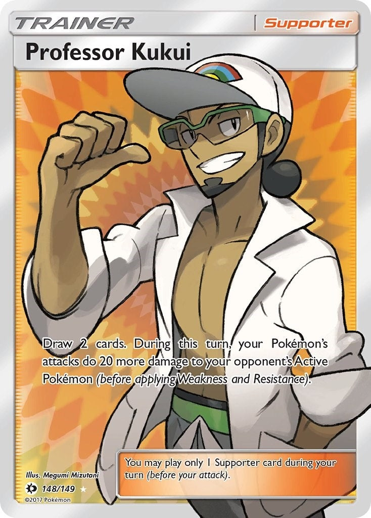 Image for Professor Kukui (Full Art) (148/149) [SM Base Set] - Pokemon