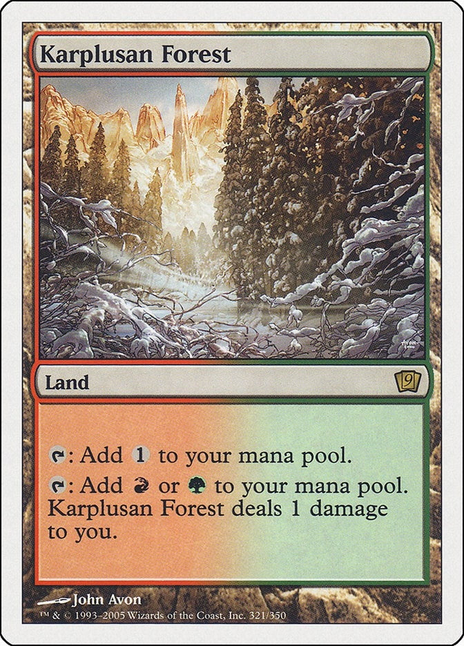 Image for Karplusan Forest (321) [9th Edition] - Magic: The Gathering