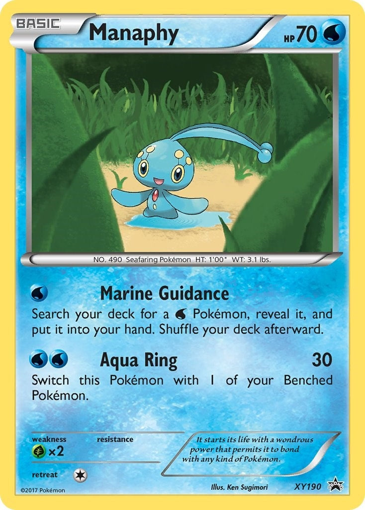 Image for Manaphy - XY190 (XY190) [XY Promos] - Pokemon