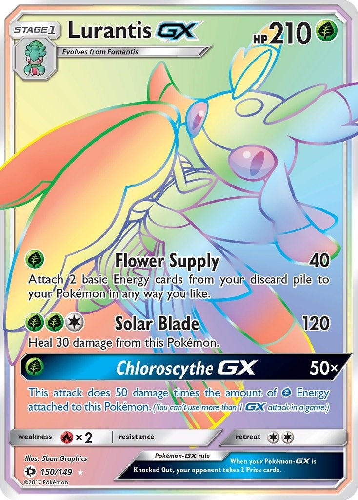 Image for Lurantis GX (Secret) (150/149) [SM Base Set] - Pokemon