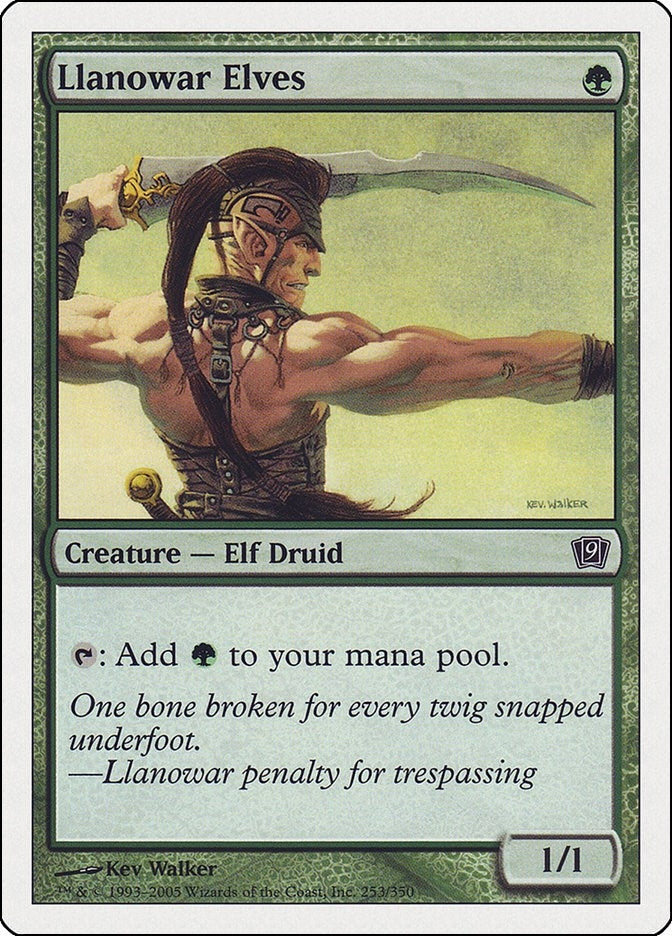 Image for Llanowar Elves (253) [9th Edition] - Magic: The Gathering
