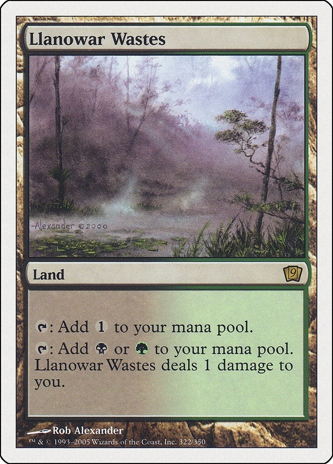 Image for Llanowar Wastes (322) [9th Edition] - Magic: The Gathering