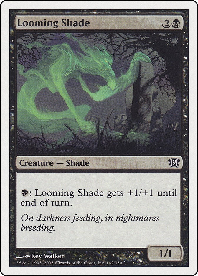 Image for Looming Shade (142) [9th Edition] - Magic: The Gathering