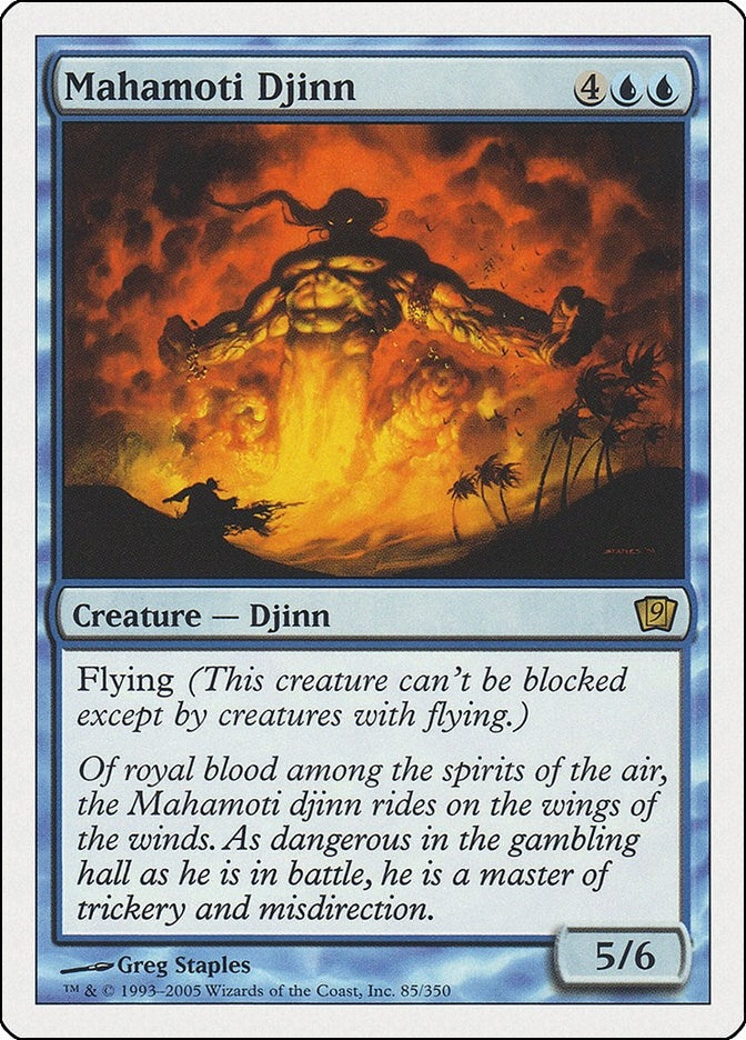 Image for Mahamoti Djinn (85) [9th Edition] - Magic: The Gathering