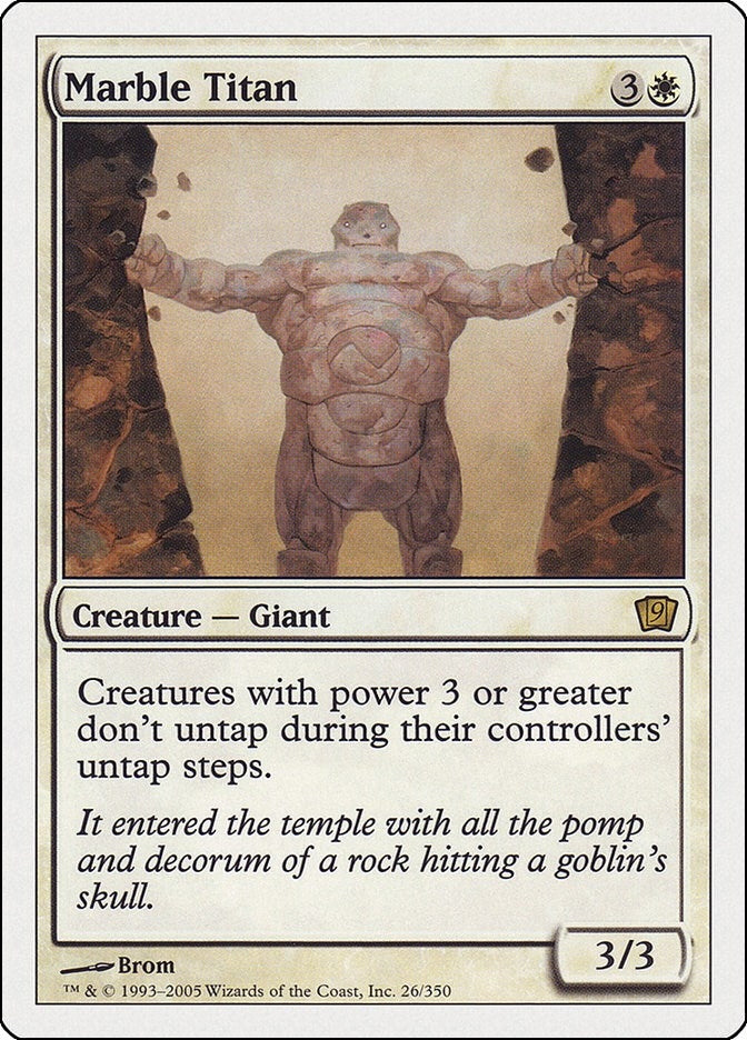 Image for Marble Titan (26) [9th Edition] - Magic: The Gathering