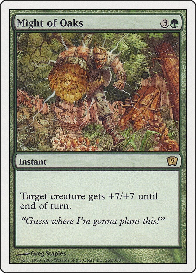Image for Might of Oaks (255) [9th Edition] - Magic: The Gathering