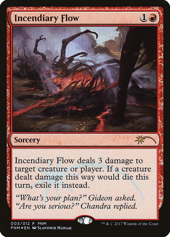 Image for Incendiary Flow (3) [FNM Promos] - Magic: The Gathering