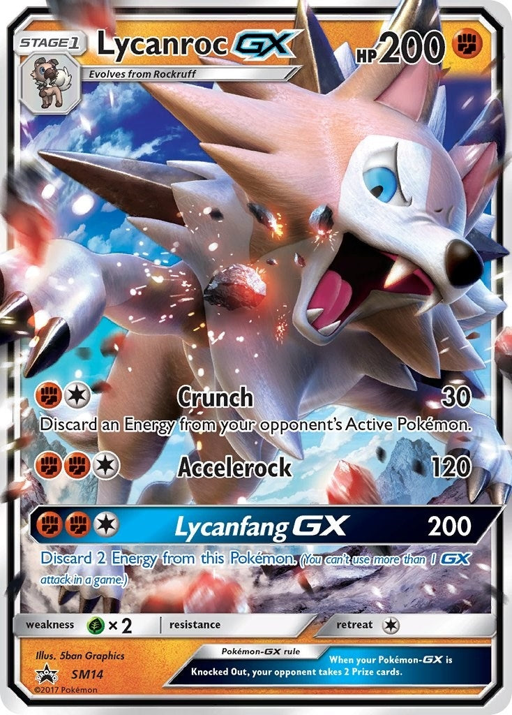 Image for Lycanroc GX - SM14 (SM14) [SM Promos] - Pokemon