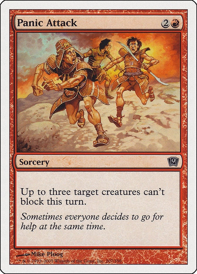 Image for Panic Attack (207) [9th Edition] - Magic: The Gathering