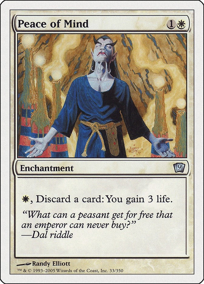 Image for Peace of Mind (33) [9th Edition] - Magic: The Gathering