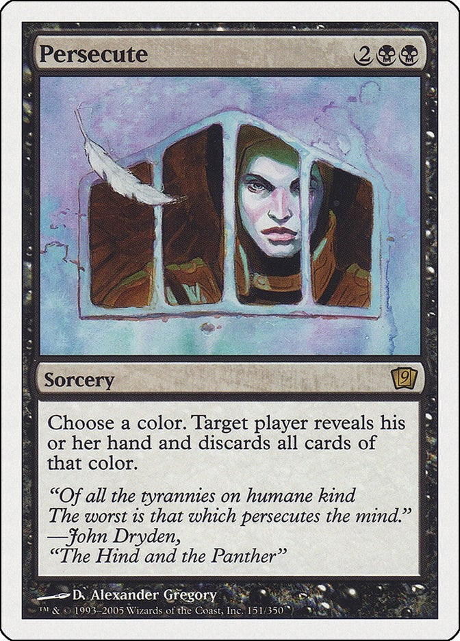 Image for Persecute (151) [9th Edition] - Magic: The Gathering