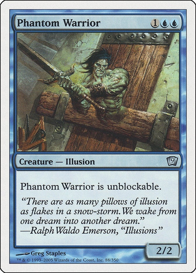 Image for Phantom Warrior (88) [9th Edition] - Magic: The Gathering