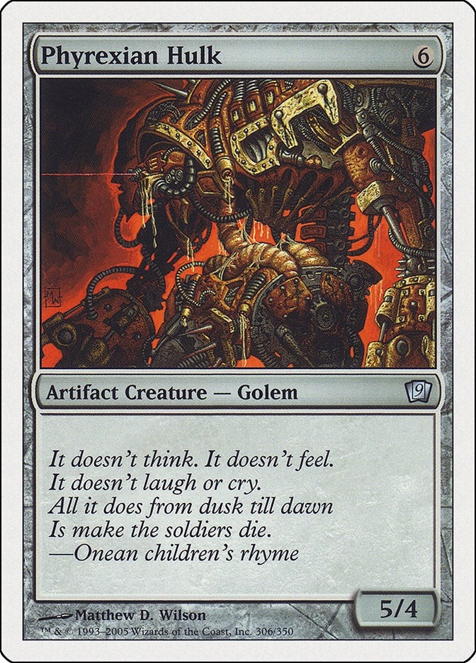 Image for Phyrexian Hulk (306) [9th Edition] - Magic: The Gathering