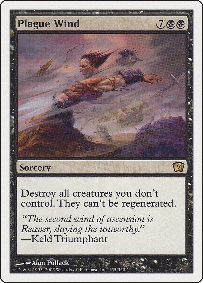 Image for Plague Wind (155) [9th Edition] - Magic: The Gathering