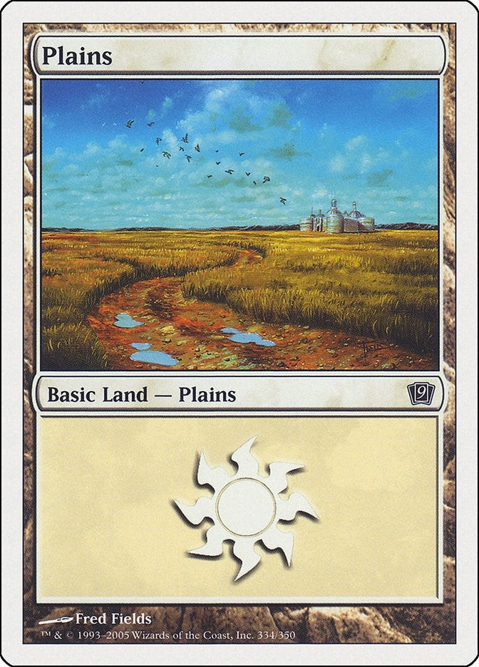 Image for Plains (334) (334) [9th Edition] - Magic: The Gathering