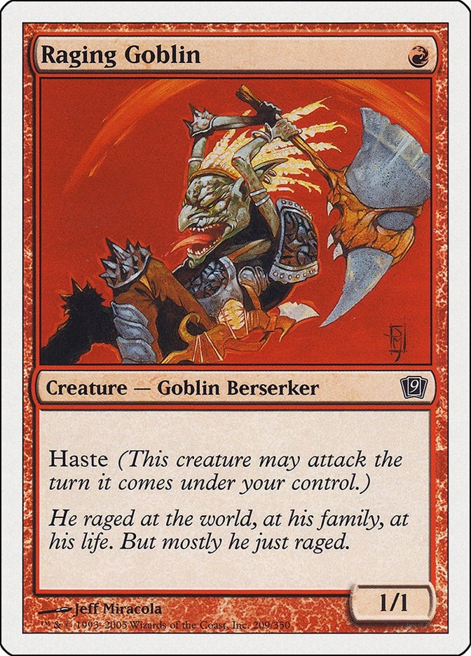 Image for Raging Goblin [9th Edition] - Magic: The Gathering