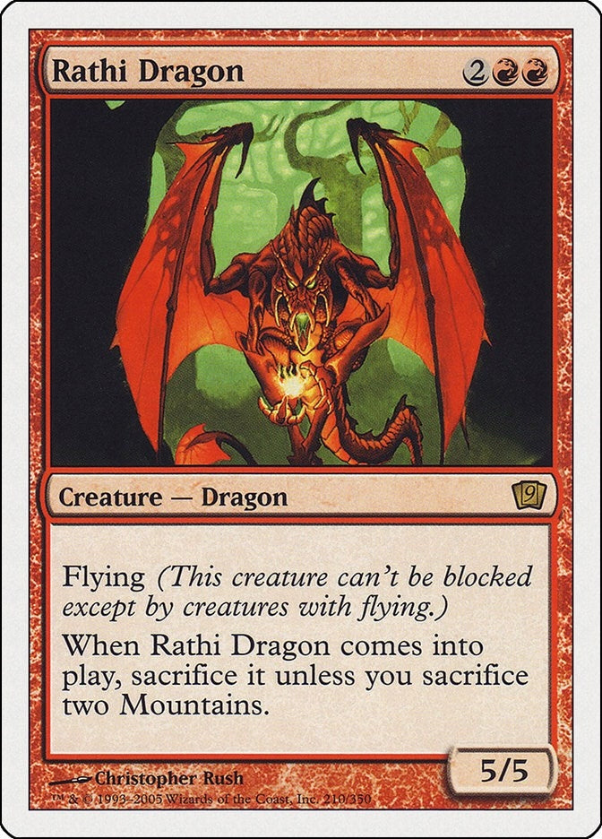 Image for Rathi Dragon [9th Edition] - Magic: The Gathering