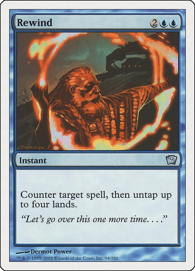 Image for Rewind (94) [9th Edition] - Magic: The Gathering