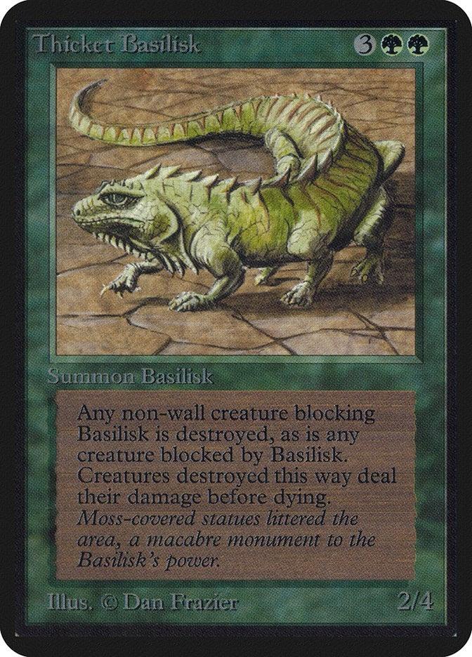 Image for Thicket Basilisk [Alpha Edition] - Magic: The Gathering