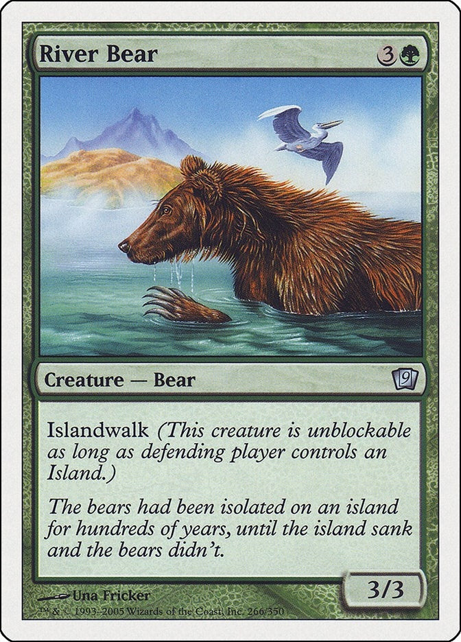 Image for River Bear (266) [9th Edition] - Magic: The Gathering