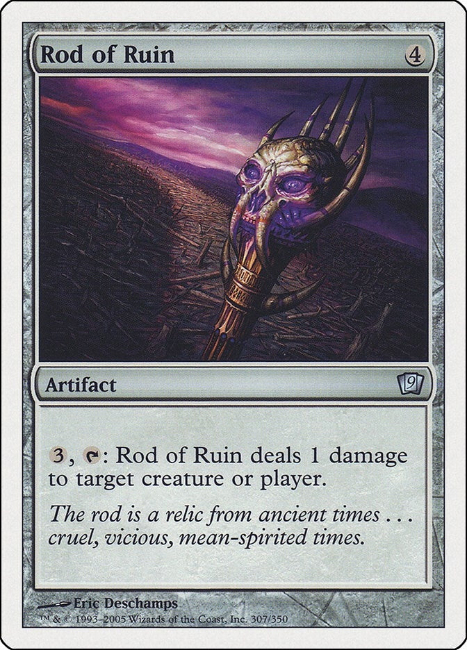 Image for Rod of Ruin (307) [9th Edition] - Magic: The Gathering