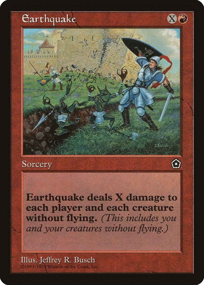Image for Earthquake [Portal Second Age] - Magic: The Gathering