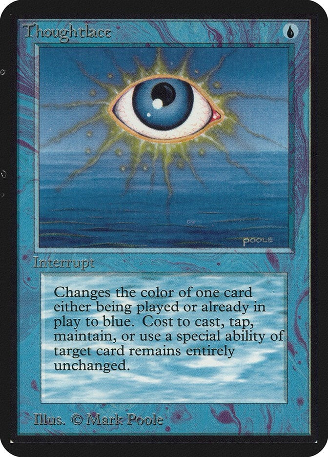 Image for Thoughtlace [Alpha Edition] - Magic: The Gathering