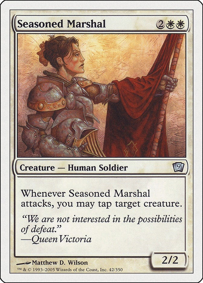 Image for Seasoned Marshal [9th Edition] - Magic: The Gathering
