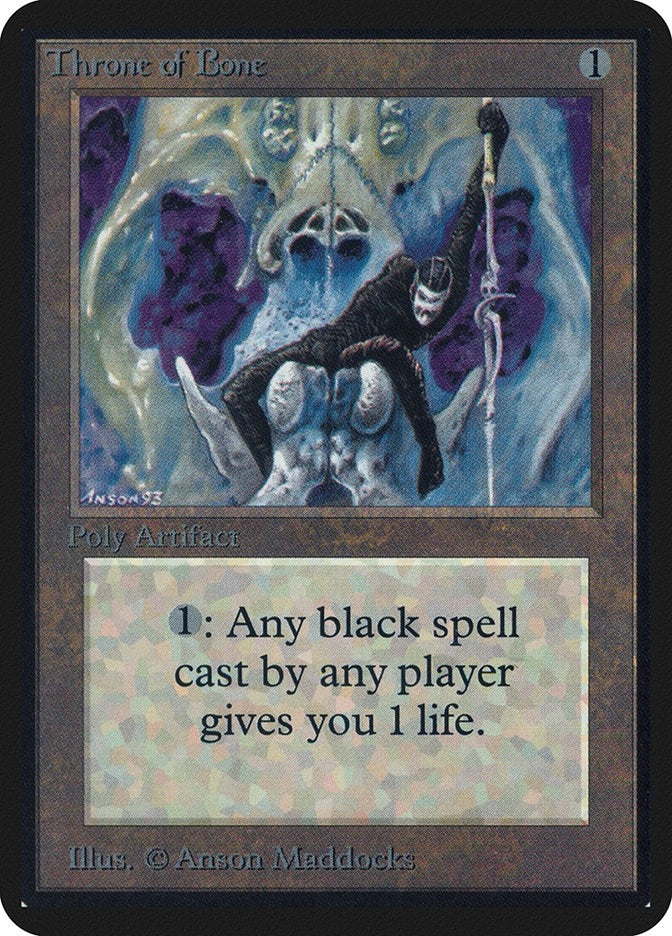 Image for Throne of Bone [Alpha Edition] - Magic: The Gathering