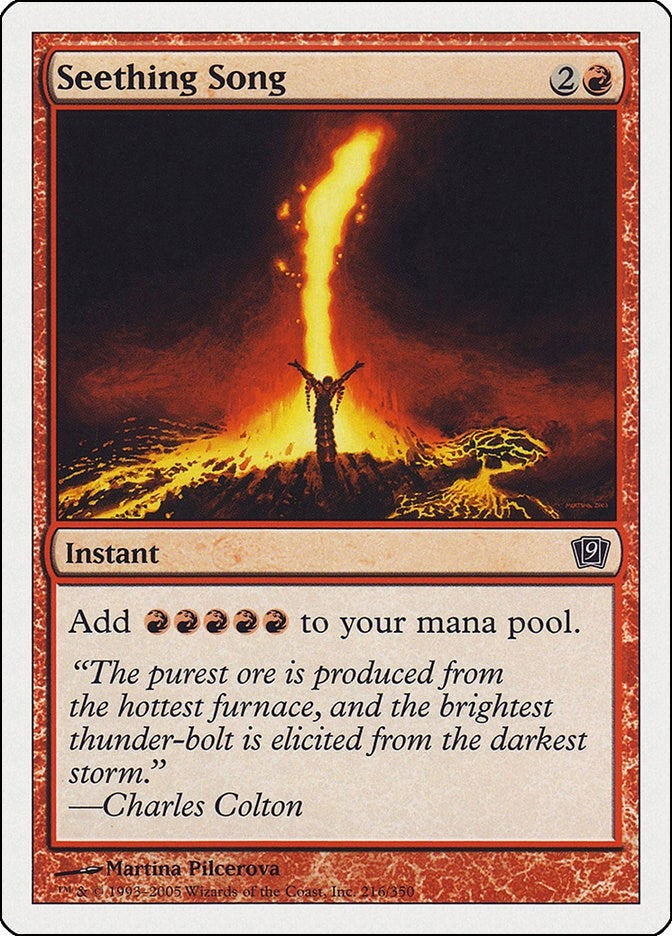 Image for Seething Song (216) [9th Edition] - Magic: The Gathering