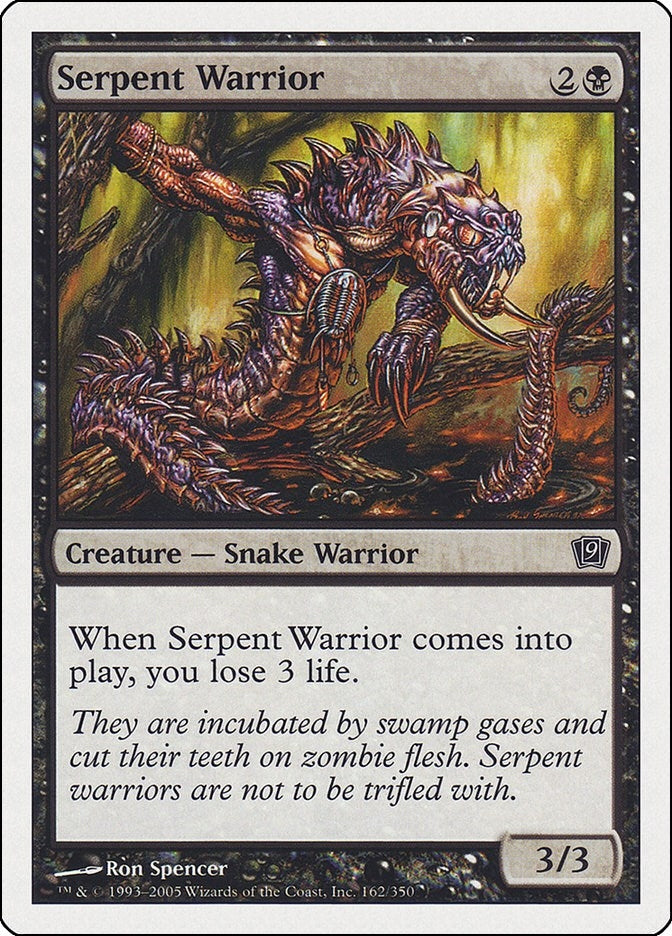 Image for Serpent Warrior [9th Edition] - Magic: The Gathering