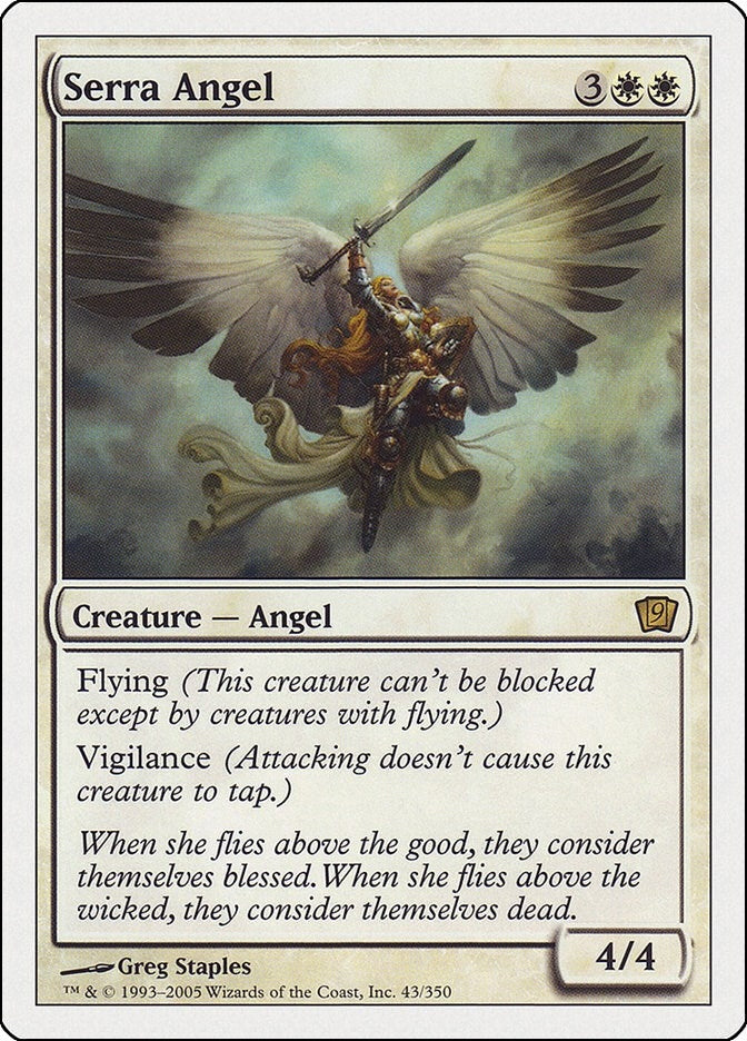 Image for Serra Angel [9th Edition] - Magic: The Gathering