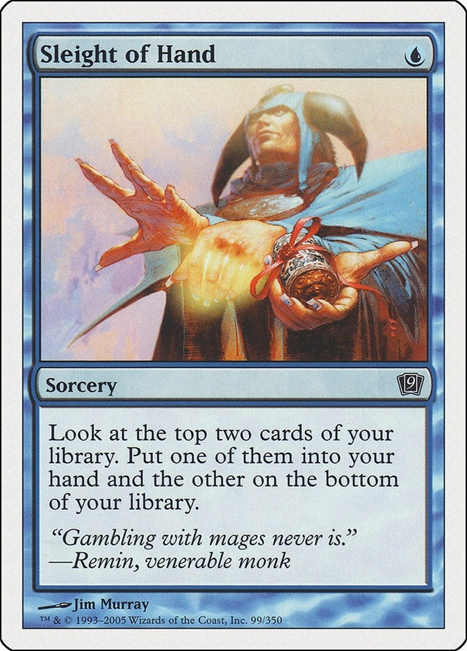 Image for Sleight of Hand (99) [9th Edition] - Magic: The Gathering