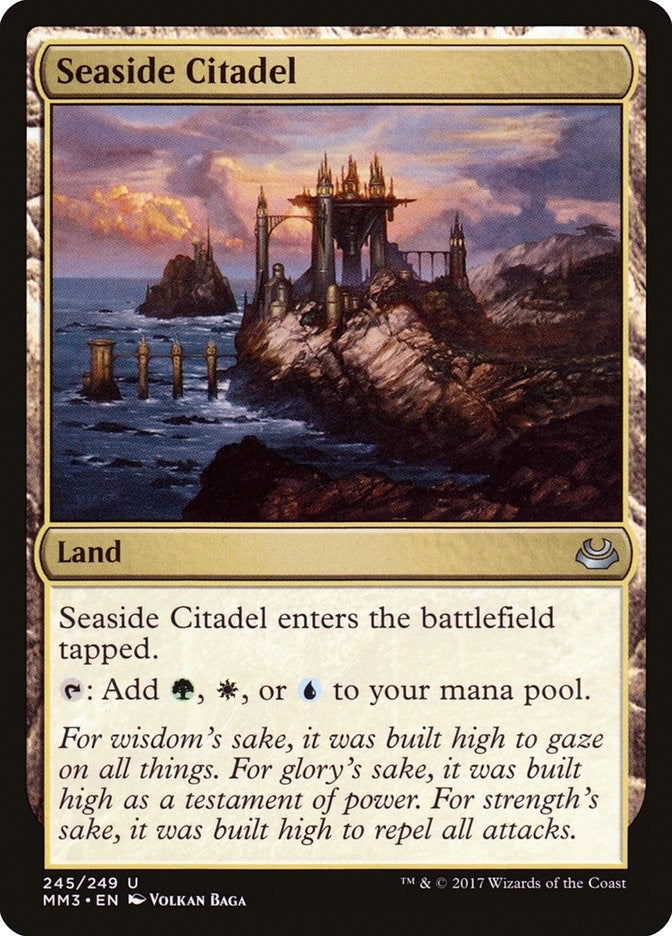Image for Seaside Citadel (245) [Modern Masters 2017] - Magic: The Gathering