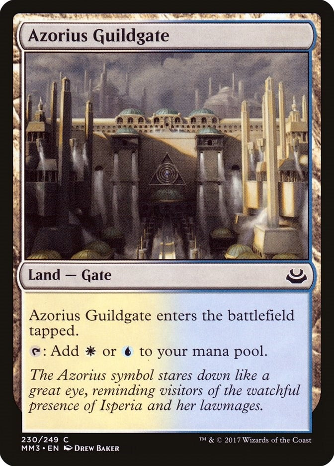 Image for Azorius Guildgate (230) [Modern Masters 2017] - Magic: The Gathering