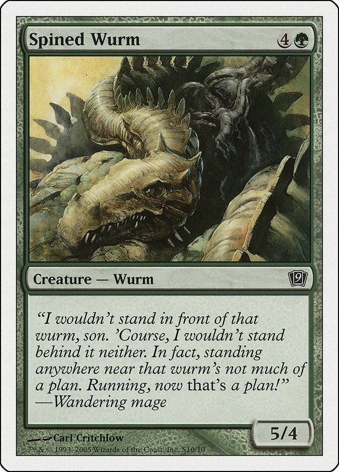 Image for Spined Wurm [9th Edition] - Magic: The Gathering