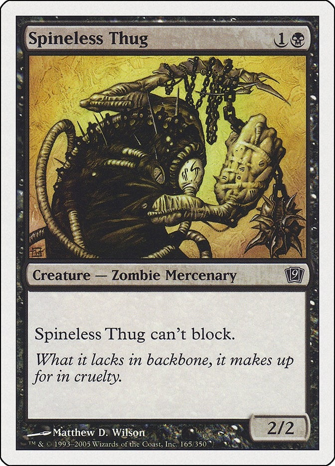 Image for Spineless Thug (165) [9th Edition] - Magic: The Gathering