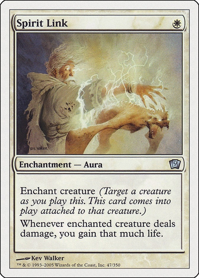 Image for Spirit Link (47) [9th Edition] - Magic: The Gathering