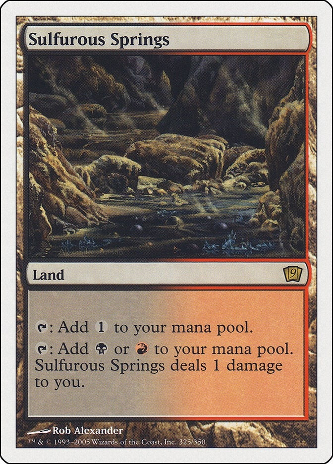 Image for Sulfurous Springs (325) [9th Edition] - Magic: The Gathering