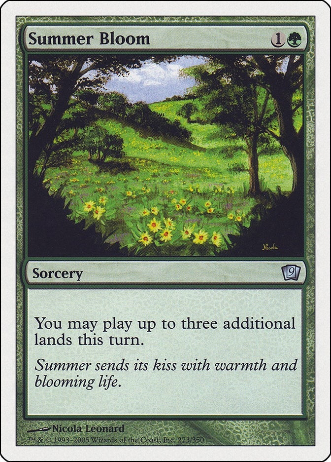 Image for Summer Bloom (273) [9th Edition] - Magic: The Gathering