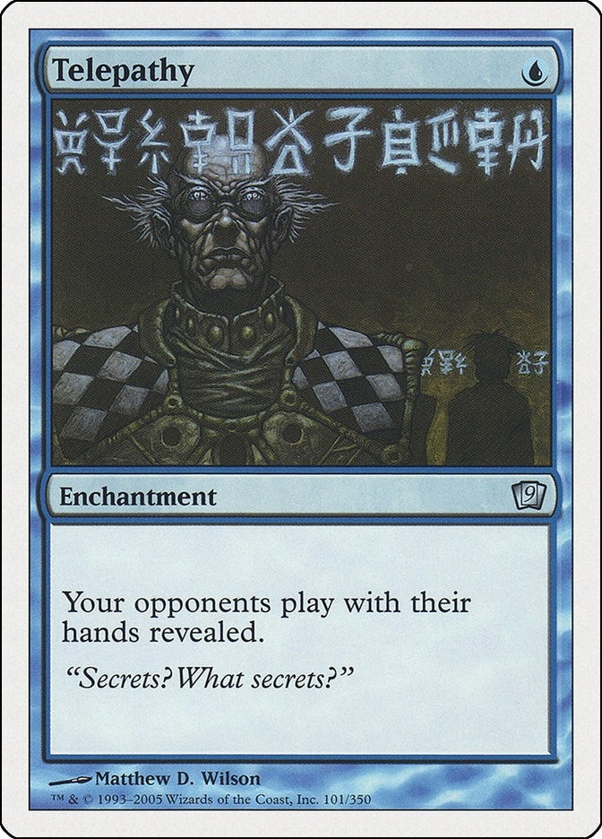 Image for Telepathy (101) [9th Edition] - Magic: The Gathering