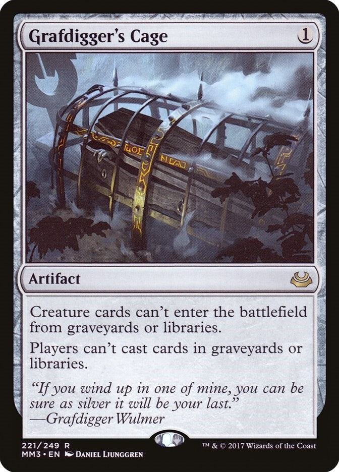 Image for Grafdigger's Cage (221) [Modern Masters 2017] - Magic: The Gathering