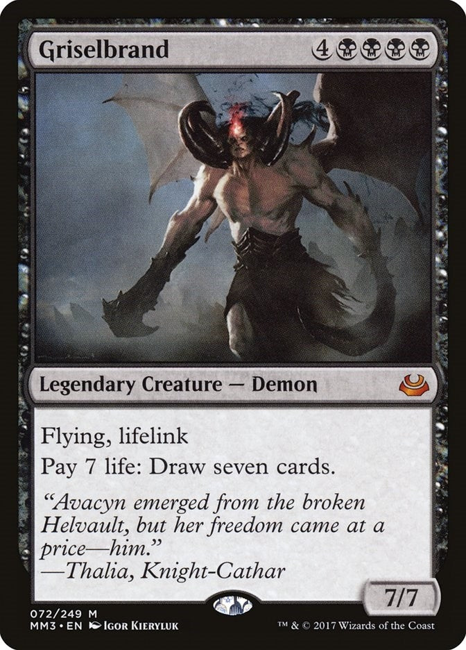 Image for Griselbrand (72) [Modern Masters 2017] - Magic: The Gathering
