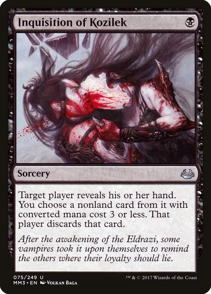Image for Inquisition of Kozilek (75) [Modern Masters 2017] - Magic: The Gathering