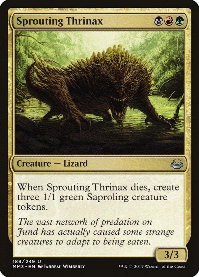 Image for Sprouting Thrinax (189) [Modern Masters 2017] - Magic: The Gathering