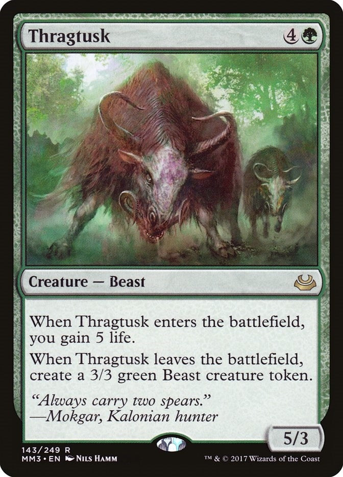 Image for Thragtusk (143) [Modern Masters 2017] - Magic: The Gathering