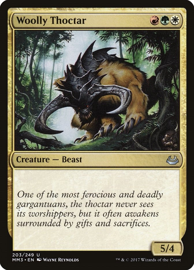 Image for Woolly Thoctar (203) [Modern Masters 2017] - Magic: The Gathering