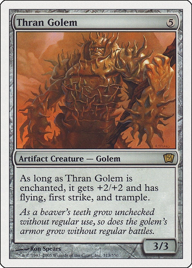 Image for Thran Golem (313) [9th Edition] - Magic: The Gathering